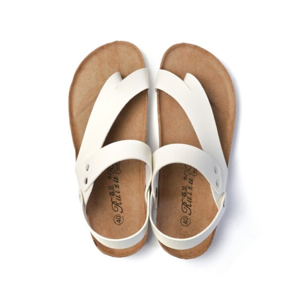Men Flip Flops Cork Beach Clip Feet Couple Leather - Suppliers