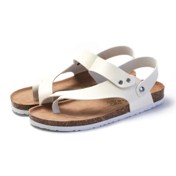 Men Flip Flops Cork Beach Clip Feet Couple Leather - Suppliers - Image 3