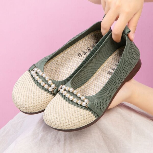 Flat Loafers Womens Walking Shoe Slip-On - Manufacture - Image 4